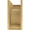 Ekena Millwork 12"W x 24"D x 24"H Classic Emerson Rough Cedar Woodgrain TimberThane Corbel, Primed Tan CORUR12X24X24EMRRCPR - alternate 2